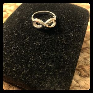 Sterling silver Infinity ring